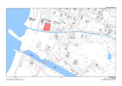 【地図】 | 淡路市尾崎　海水浴場からすぐの売り土地　251坪