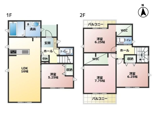 【間取り】 | 裾野市茶畑 中古住宅 | 効率的かつ暮らしのことをしっかり考えた間取りです