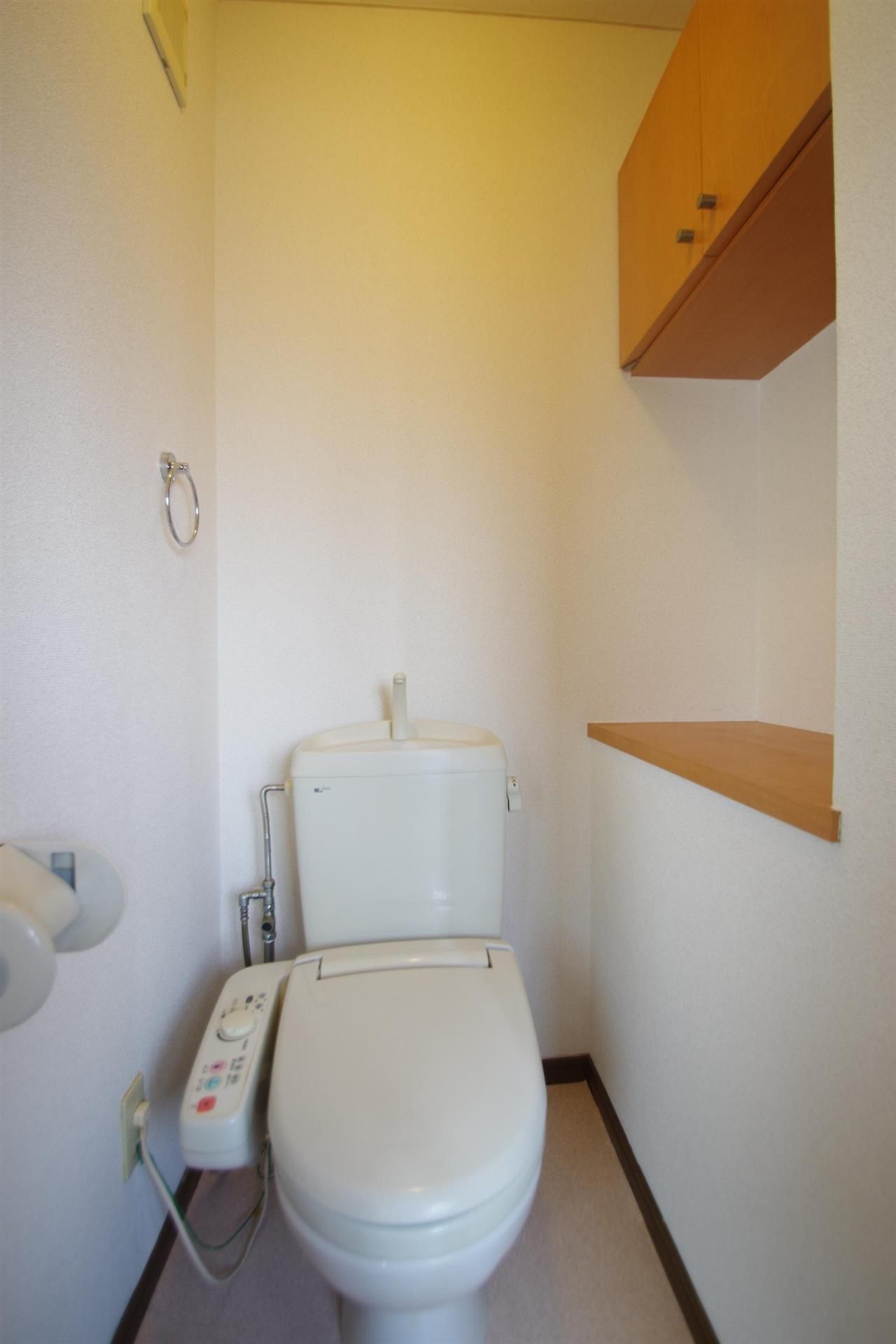 熊本市中央区新屋敷３丁目の賃貸マンションのトイレ