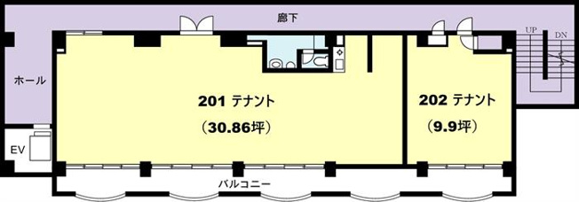 【間取り】 | ルヴィオⅡテナント | 現況優先になります