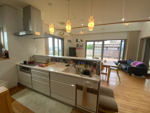 日南市乙姫町住宅のキッチン