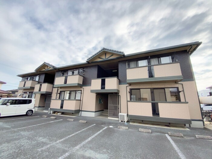 熊本市南区野口１丁目のアパートの外観