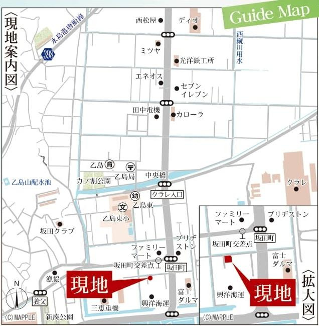 リーブルガーデン　倉敷市玉島乙島(第11)【仲介手数料無料】の地図