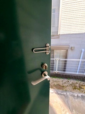 【セキュリティ】 | ハイツ深阪南Ⅰ | 玄関サムターン付き