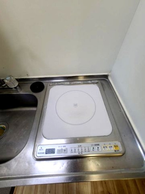 【キッチン】 | ハイツ深阪南Ⅰ | 1口ＩＨコンロ