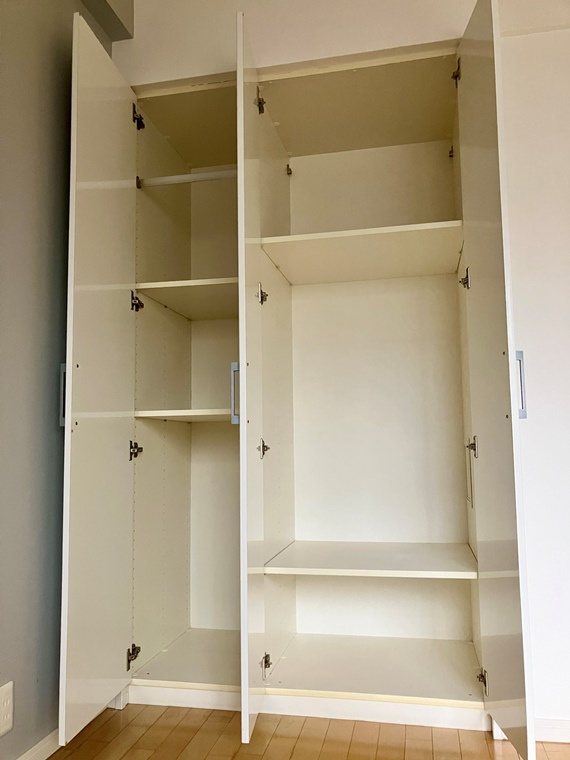 ゆりのき台ハイライズの収納