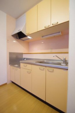熊本市中央区本荘６丁目の賃貸マンションのキッチン