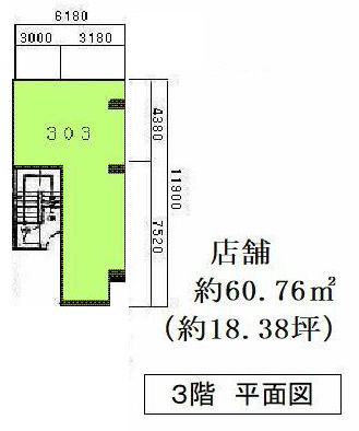 【間取り】 | かくやビル　学園前駅前テナント