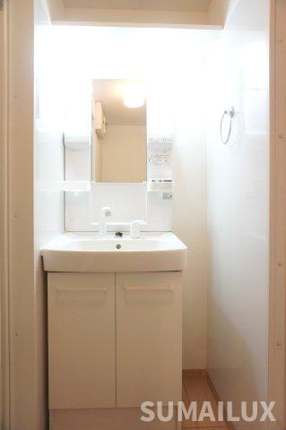 合志市須屋の賃貸マンションの洗面所