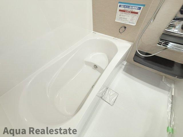 高松市前田西町　未入居モデルハウスの浴室|日々の疲れを癒すお風呂付です