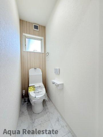 高松市前田西町　未入居モデルハウスのトイレ|清潔感のあるトイレです