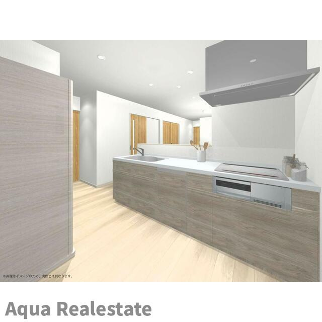 高松市前田西町の新築一戸建の居間・リビング|ゆったり過ごせる居間です