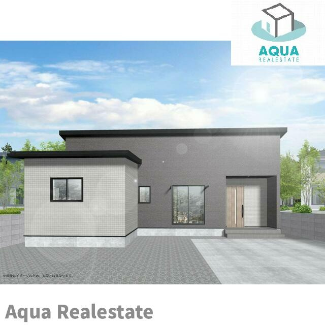 高松市前田西町　未入居モデルハウスの外観パース|外観パースです