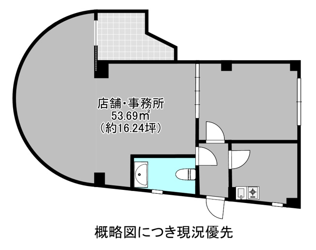 【間取り】 | 熊野町貸店舗・事務所