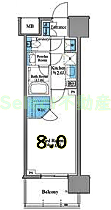 ブランシエスタ泉の間取り