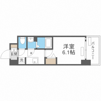 【間取り】 | プレサンス天神橋筋六丁目ヴォワール