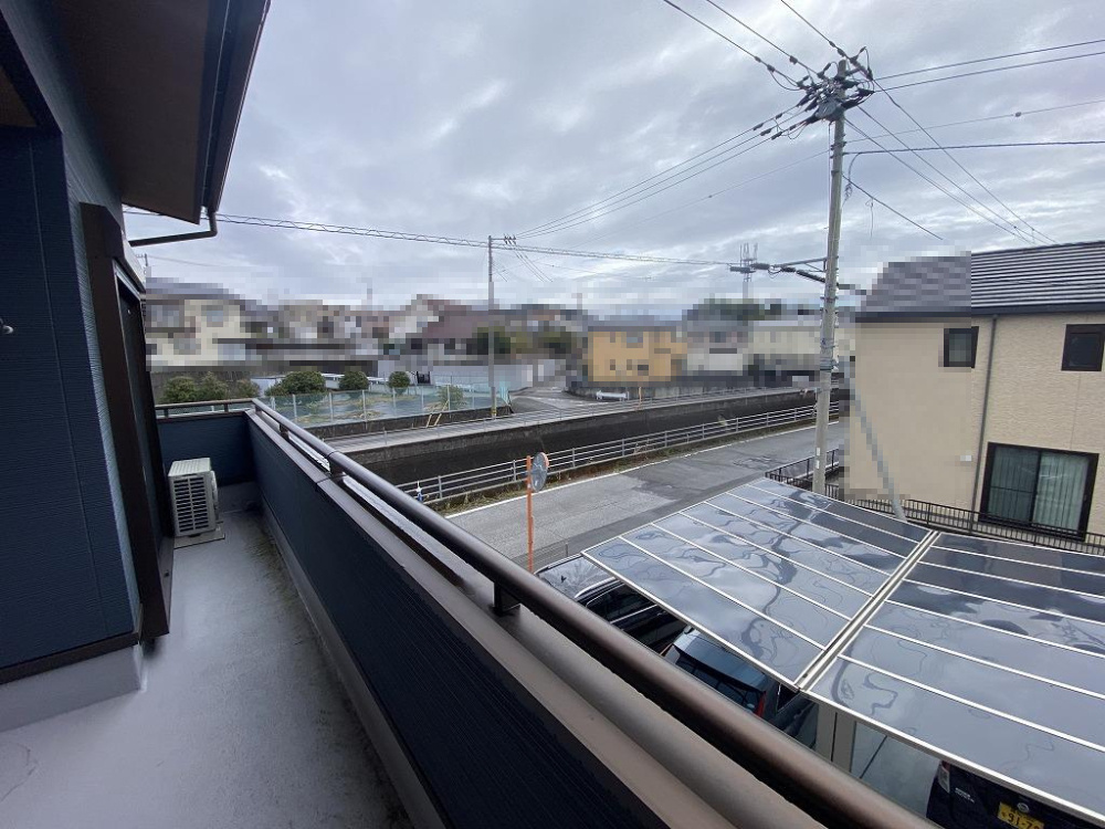 高知市長浜　中古戸建てのバルコニー