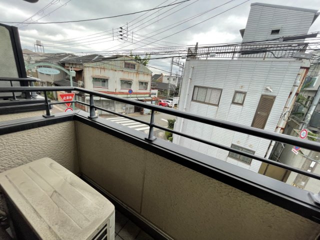 ドミール芦屋のバルコニー