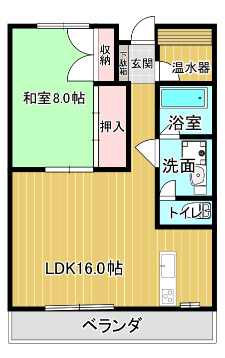 allemandeの間取り