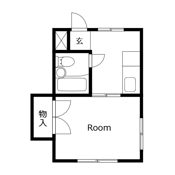 サンハイツ田宮の間取り