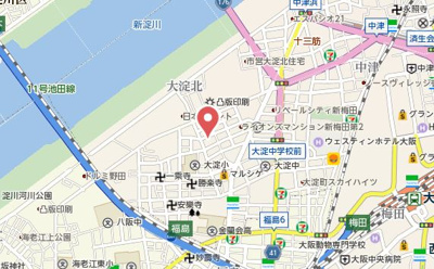 【地図】 | ツバサ西梅田グロリエ