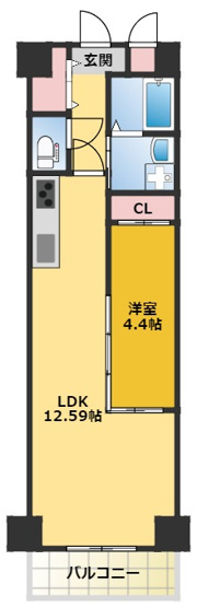 【間取り】 | Primal千種stelo | 間取りです