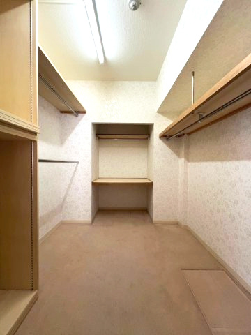 宮の森ロジュマンの収納|ウォークインクローゼット完備！シーズン外のお洋服も収納場所に困りません！