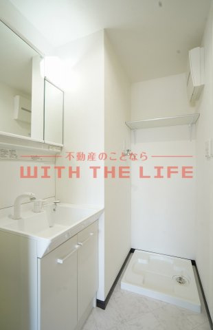 Ｓｏｕ．ｌｅａｆ（サウスリーフ）久留米大前【キャッシュバック対象物件】の洗面所|脱衣スペースもあります