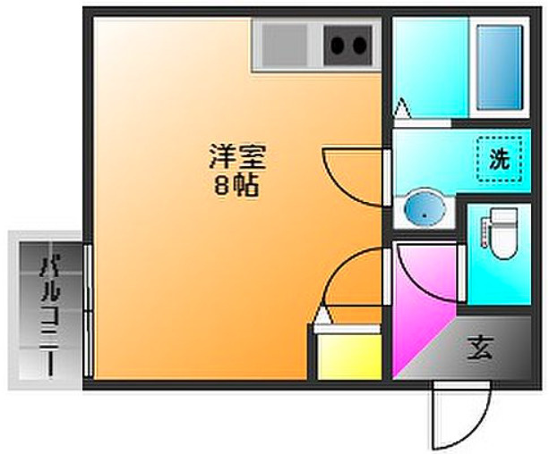 Ｓｏｕ．ｌｅａｆ（サウスリーフ）久留米大前【キャッシュバック対象物件】の間取り