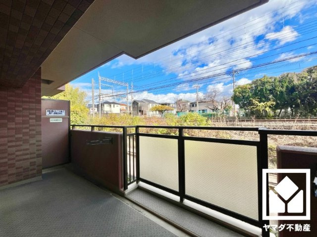 パデシオン宇治伊勢田1番館のバルコニー