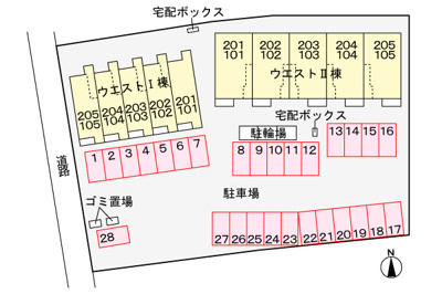 【駐車場】 | ヒカルサつくば要ウエストⅡ
