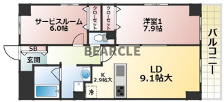 【間取り】 | ベリエ茶五