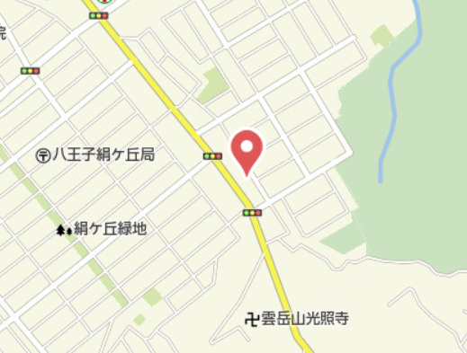 祝　成約済み　【八王子市　収益物件】八王子市　絹ケ丘　一棟アパートの地図|八王子市絹ケ丘　投資・収益物件