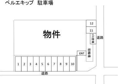 ベルエキップ　　刈谷市の賃貸ならクラスホーム刈谷店の駐車場