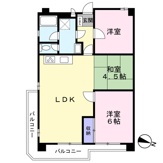 【間取り】 | セブンスターマンション第2春日井