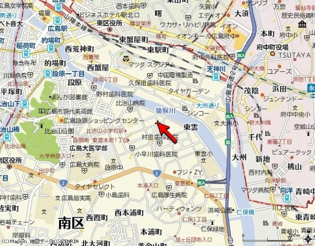 セクション２２の地図