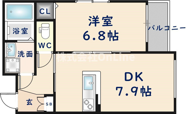 【間取り】 | Glicina南巽vient