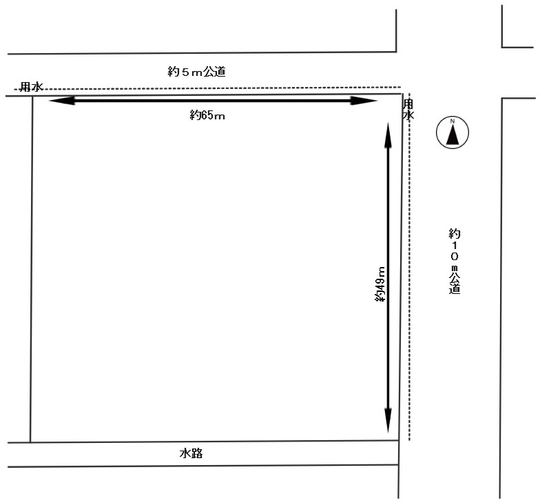６４８１０　山県市大字高富字森 土地