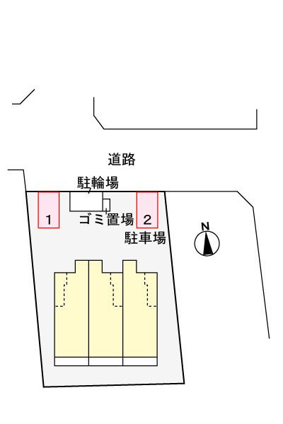 ライム　ハウスの駐車場