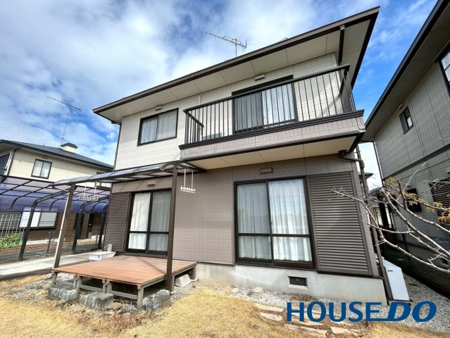 パナホーム施工　足利市大沼田町　中古戸建の外観|外観は落ち着いています