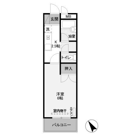 【間取り】 | ラポール１６
