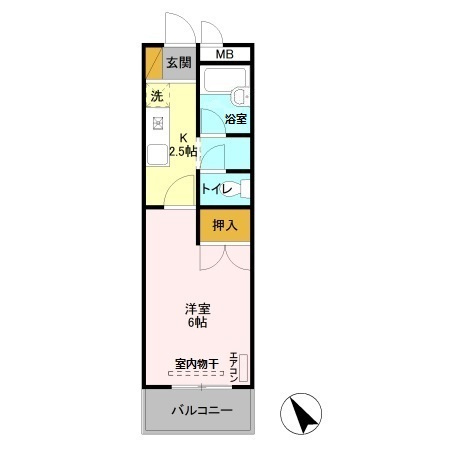 【間取り】 | ラポール１６