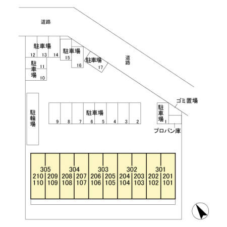 【区画図】 | ラポール１６