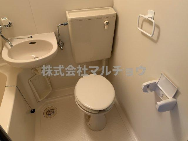 恵ハイツのトイレ|シンプルで使いやすいトイレです