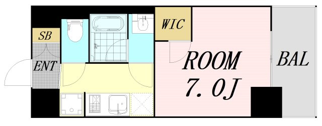 コンフォリア・リヴ新梅田　仲介手数料無料の間取り