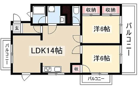 名古屋市千種区今池南の一棟マンションの間取り