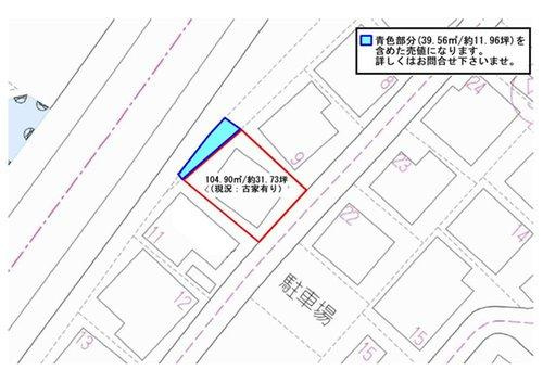西陵4丁目売地の区画図