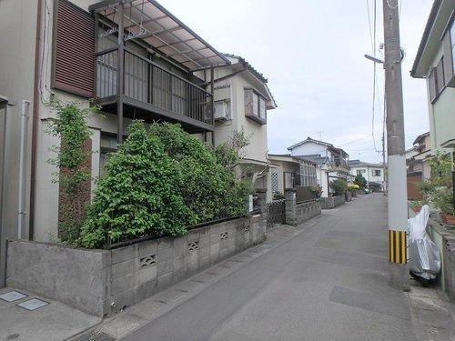 西陵4丁目売地の前面道路含む現地写真