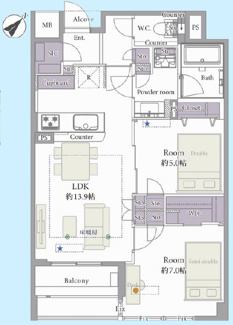 【間取り】 | ファインレジデンス三田