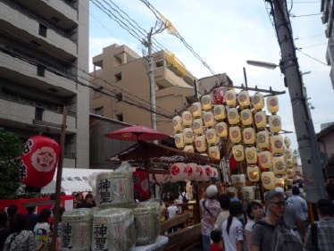 メイツ四条烏丸の地図|祇園祭・マンション前